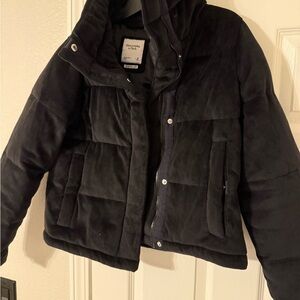 Abercrombie & Fitch Women's Dark Puffer Coat